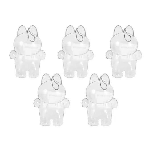 LABUBU V1 V2 Sit Party Transparent Protective Shell Doll Clothes Outfit Doll Accessories